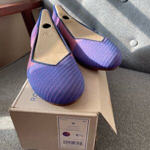 Rothy’s BNIB Metallic Lilac flats - MMARO!